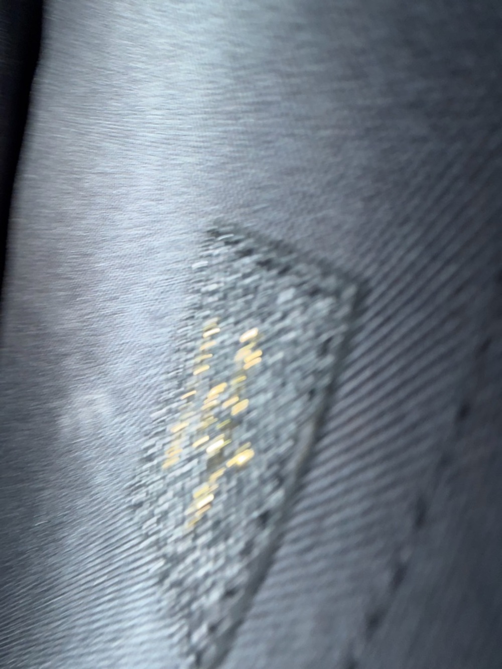 Louis Vuitton Black Embossed Monogram Pouch with Gold Accents - Picture 4 of 4